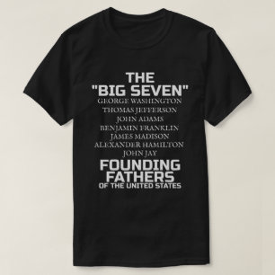 T-shirt Les sept grands pères fondateurs 
