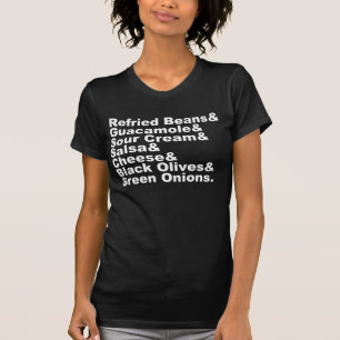T-shirt Les sept ingrédients d'un dip à sept couches