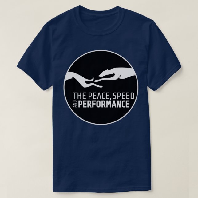 T-SHIRT LES SIGHTHOUNDS DE LA RUNNING POUR LES LOVERS DE P (Design devant)
