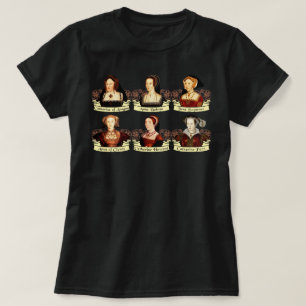 T-shirt Les six épouses du classique de Henry VIII