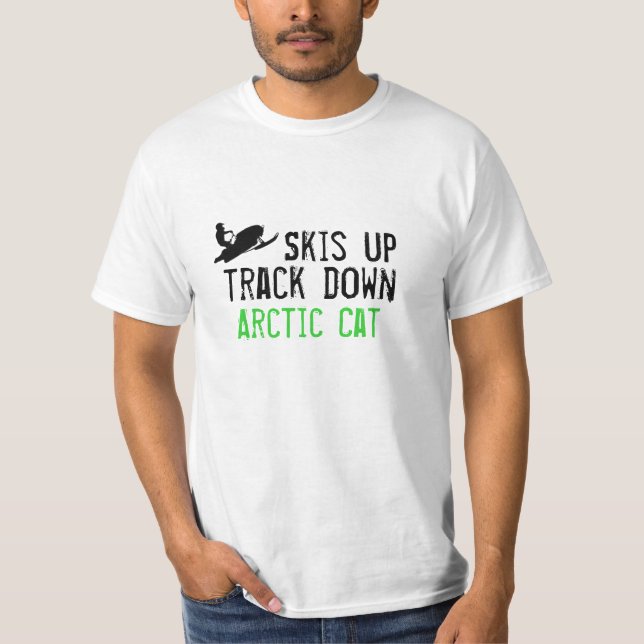 T-shirt Les skis, dépistent (Devant)