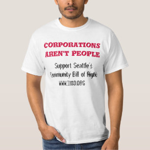 T-shirt Les sociétés ne sont pas les gens, www.i103.org