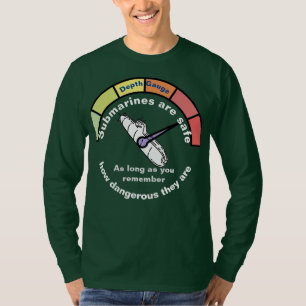 T-shirt Les sous-marins sont sûrs