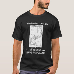 T-shirt Les Spirales De Fibonacci Nombre Mathématiques Mat