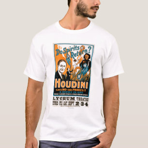 T-shirt Les spiritueux retournent-ils ? Houdini dit que le