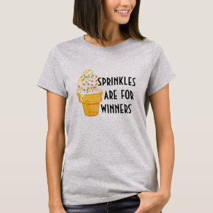 T-shirt Les Sprinkings Sont Pour Gagnant Crème Glace T-Shi