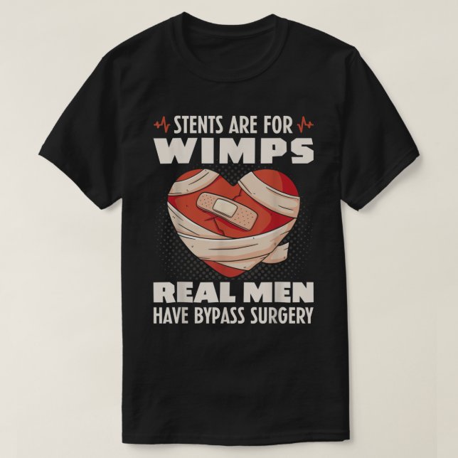 T-shirt Les Stants Sont Pour Les Wimps Les Véritables Homm (Design devant)