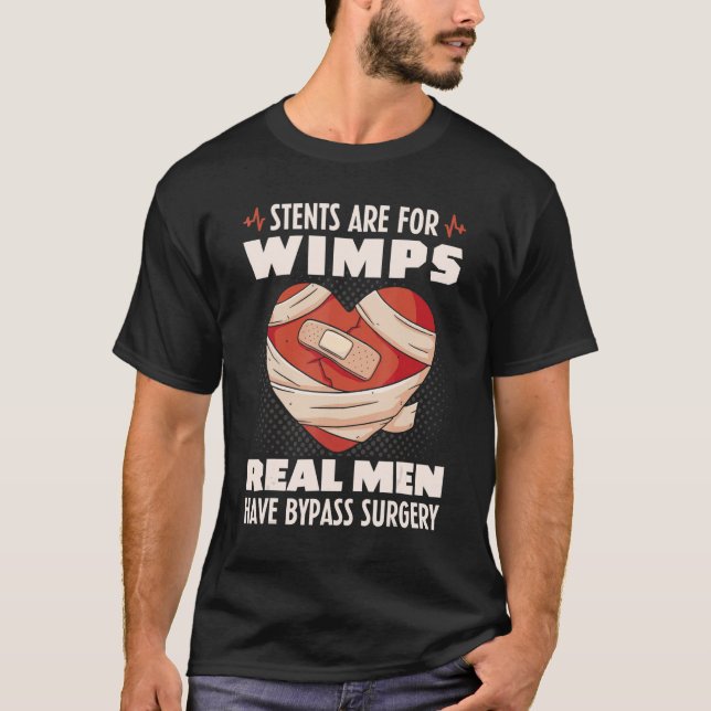 T-shirt Les Stants Sont Pour Les Wimps Les Véritables Homm (Devant)
