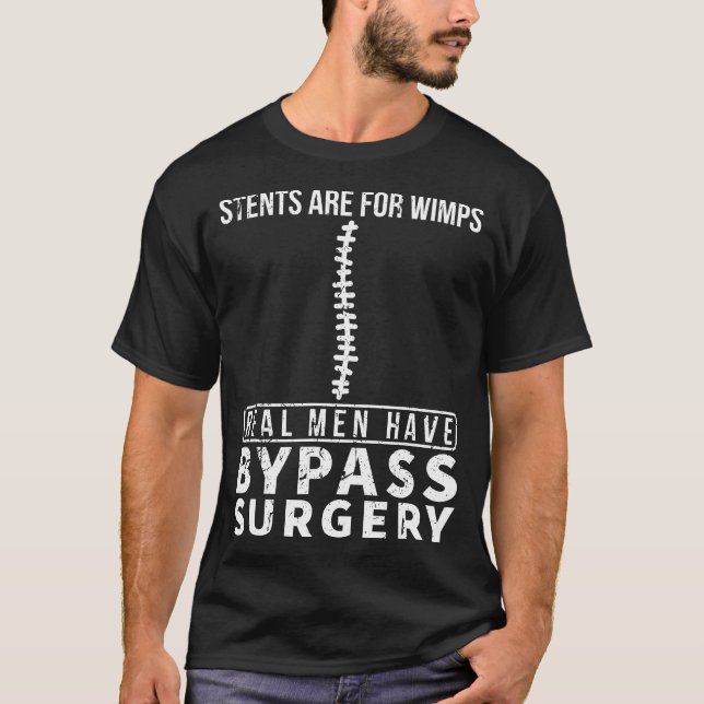 T-shirt Les Stants Sont Pour Les Wimps Les vrais Hommes On (Devant)