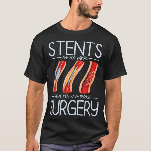 T-shirt Les Stants Sont Pour Wimps Attaque Cardiaque Conto (Devant)