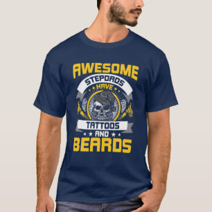 T-shirt Les Stepdads Magnifiques Ont Tatouage Et Les Oreil