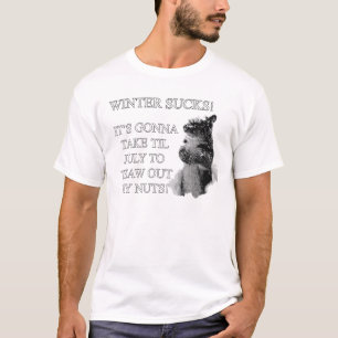 T-shirt LES SUCKS D'HIVER ! ça va prendre jusqu'en juille