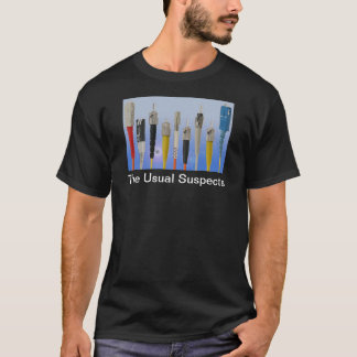 T-shirt Les suspects habituels (fibre optique)