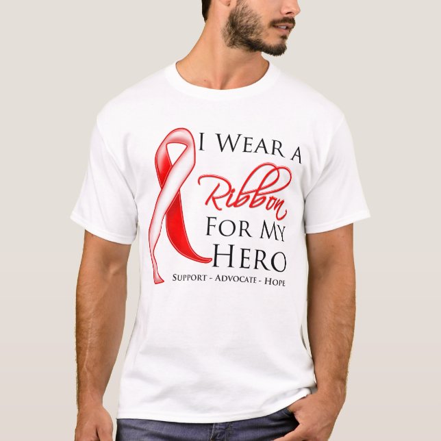 T-shirt Les syndromes myélodysplasiques I portent un ruban (Devant)