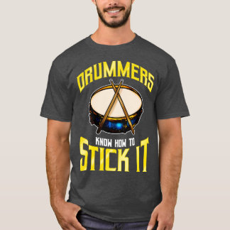 T-shirt Les Tambours savent comment le coller tambours per