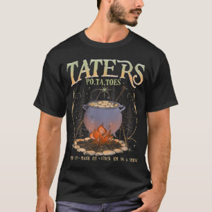 T-shirt Les Taters Po-Tate Bouillent Em Mash Em Stick Em D