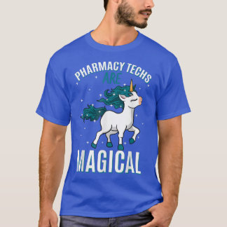 T-shirt Les techniciens en pharmacie sont magiques Unicorn