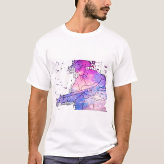 T-shirt Les tee - shirts des hommes d'icônes de bleus
