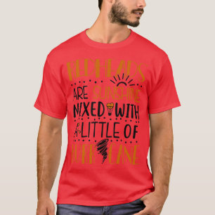 T-shirt Les Têtes Rouges Sont Sunshine Mélangées Avec Un P