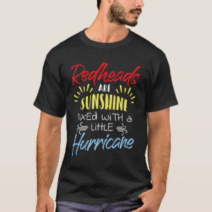 T-shirt Les Têtes Rouges Sont Sunshine Mélangées Avec Un P