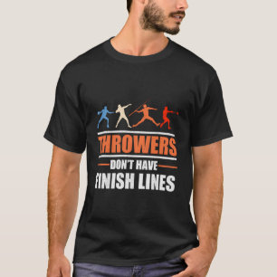T-shirt Les Throwers N'Ont Pas De Lignes De Finition Javel