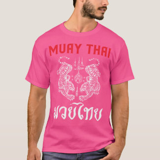 T-shirt Les Tigres d'Art Thaïlandais Muay Thai