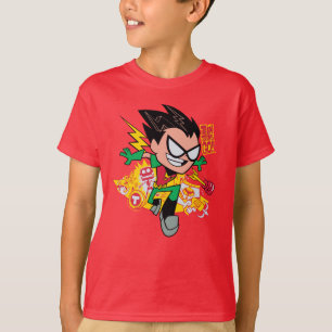 T-shirt Les titans de l'adolescence vont ! graphique