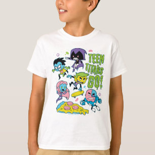 T-shirt Les titans de l'adolescence vont ! graphique