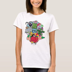 T-shirt Les titans de l'adolescence vont ! graphique de