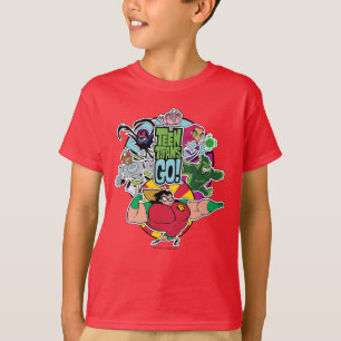 T-shirt Les titans de l'adolescence vont ! graphique de