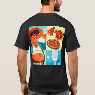 T-shirt Les toilettes sont mon royaume – Concept comique a