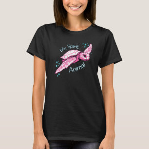 T-shirt Les tortues de mer sont mon esprit animal