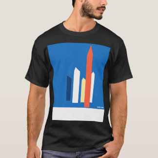 T-shirt les tours satellites art dans le paysage mexicain 
