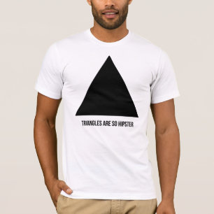 T-shirt les triangles sont tellement hissés