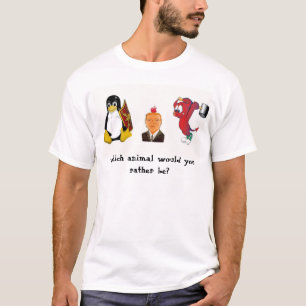 T-shirt les trois animaux