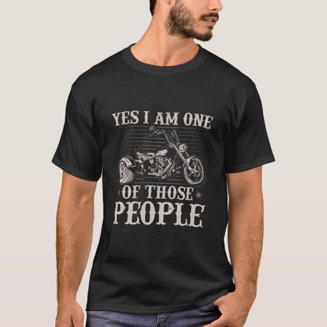 T-shirt Les trottoirs | Motocyclettes Triker Cadeaux (Devant)