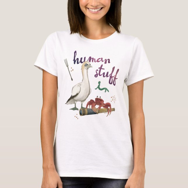 T-shirt Les trucs humains de Scuttle (Devant)