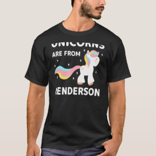 T-shirt Les Unicornes Sont De Henderson Nevada Résident Nv