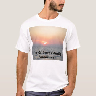 T-shirt Les vacances de famille de Gilbert
