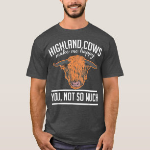 T-shirt Les vaches écossaises des Highlands font de la fer