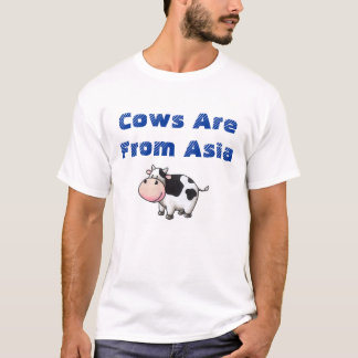 T-shirt Les vaches sont l'Asie