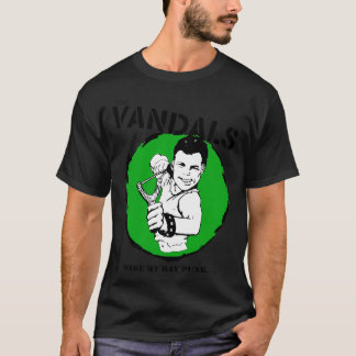 T-shirt Les Vandales Font Mon Day Punk Rock FanArt Design