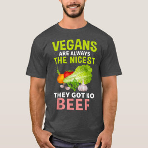 T-shirt Les Vegas N'Ont Pas De Boeuf Végétal Design Pour F