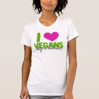 T-shirt Les végétaliens sont délicieux