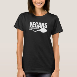 T-shirt Les Végétaux Ont Aussi Besoin De Protéines Adultes