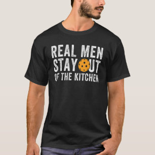 T-shirt Les Véritables Hommes Restent Hors De La Paddle De