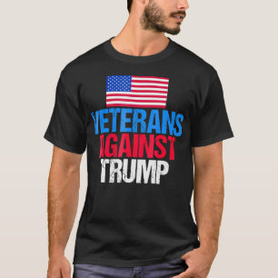 T-shirt Les vétérans contre Donald Trump