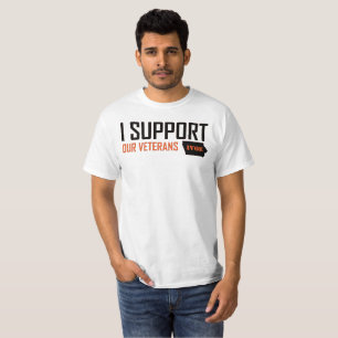T-shirt Les vétérans de l'Iowa font l'expérience d'une 