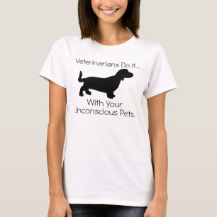 T-shirt Les vétérinaires le font… Avec vos animaux