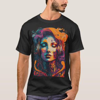 T-shirt Les Vibes de musique fille